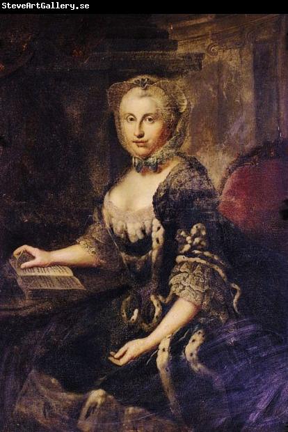 Johann Georg Ziesenis Portrait of Augusta Hanover